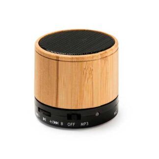 Altavoz inalámbrico cuerpo bambú