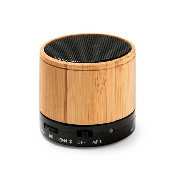 Altavoz inalámbrico cuerpo bambú