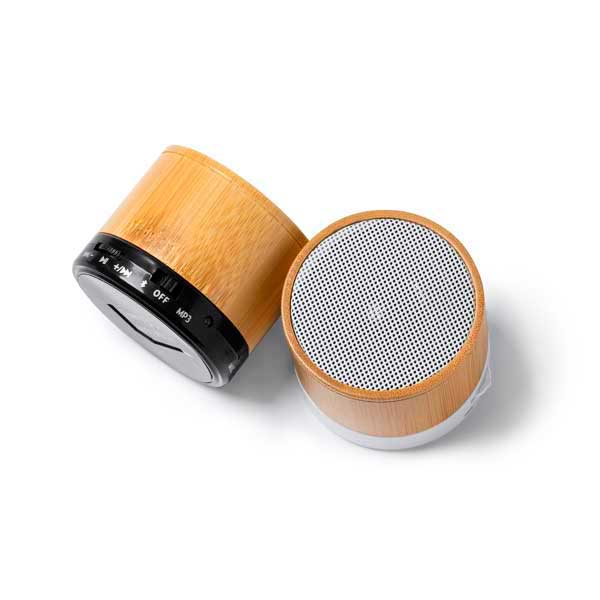 Altavoz inalámbrico cuerpo bambú - Imagen 6