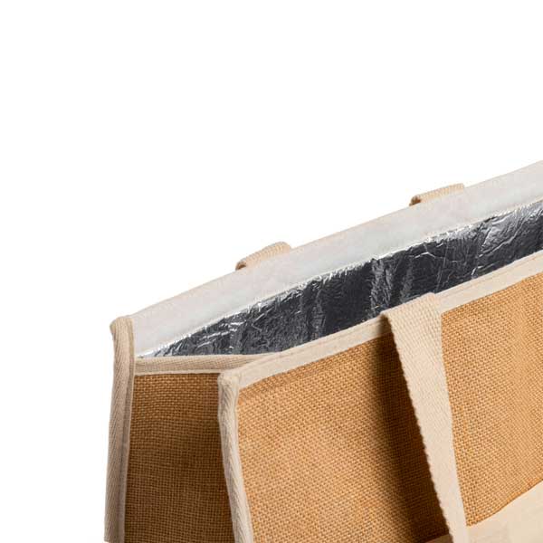 Bolsa nevera de Yute laminado - Imagen 4