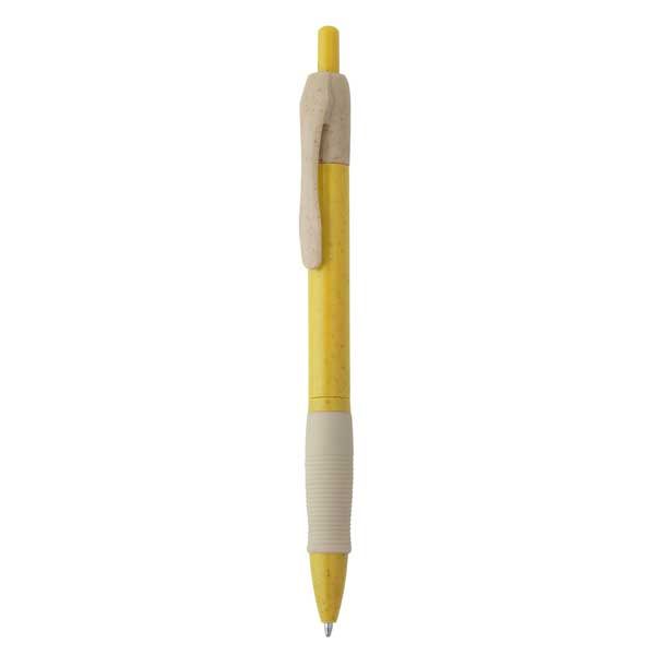 Bolígrafo pulsador fibra de trigo - Imagen 2