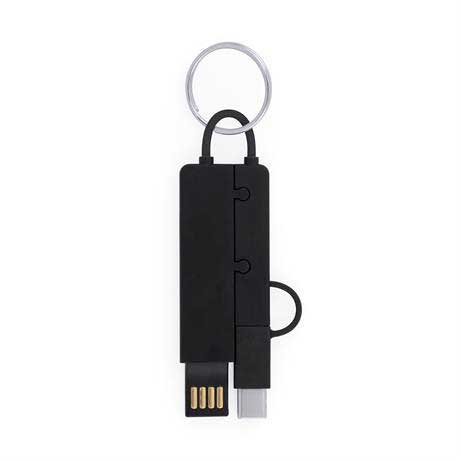 Llavero cable cargador 3 en 1