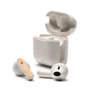 Auriculares fibra de trigo y bambú