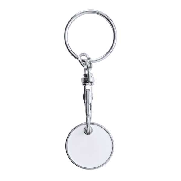 Llavero moneda para carro compra - Imagen 2